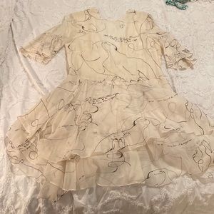 H&M cute dress with skirt ruffle detail